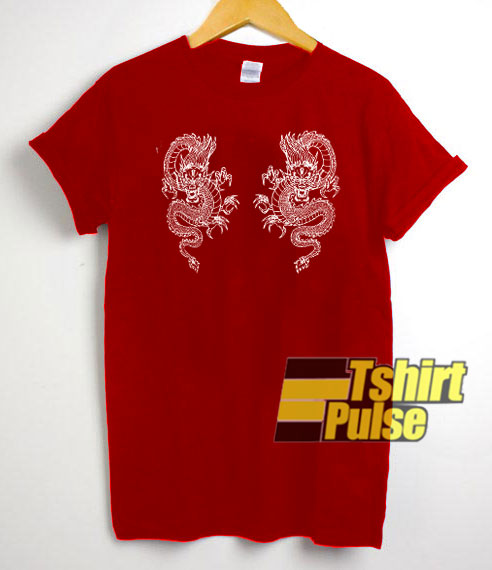 Double Dragons t-shirt for men and women tshirt