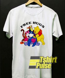 Free Hugs Winnie The Pooh t-shirt for men and women tshirt