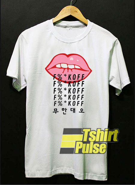 Fuck Off Lips Graphic t-shirt for men and women tshirt