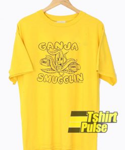 Ganja Smugglin Graphic t-shirt for men and women tshirt