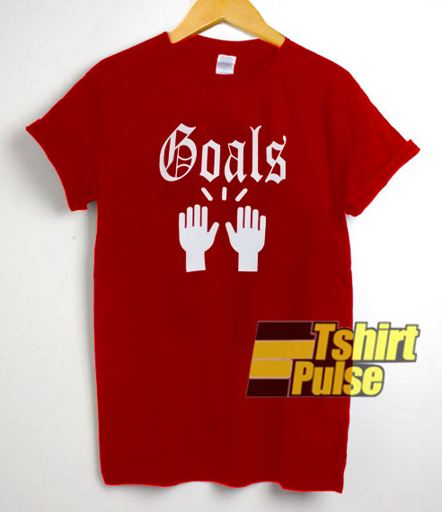 Goals Graphic t-shirt for men and women tshirt