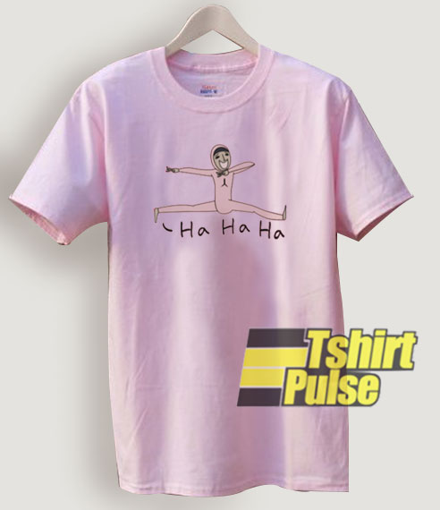 Ha Ha Ha Cartoon t-shirt for men and women tshirt