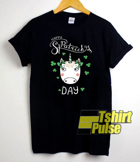 Happy St Patrick’s Unicorn t-shirt for men and women tshirt