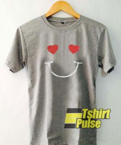 Heart Eyes Smile t-shirt for men and women tshirt