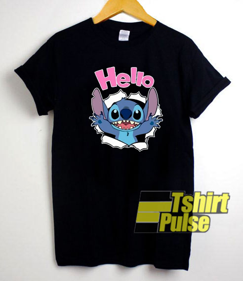 Hello Stitch Ohana t-shirt for men and women tshirt