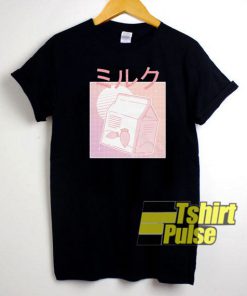 Japanese Strawberry Milk t-shirt for men and women tshirt