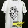 Lion Flowers Art t-shirt for men and women tshirt