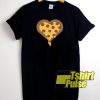 Pizza Heart Melted t-shirt for men and women tshirt