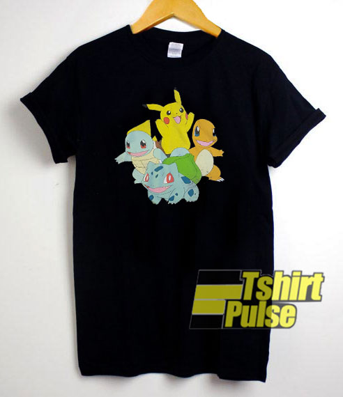 Pokemon Character Graphic t-shirt for men and women tshirt