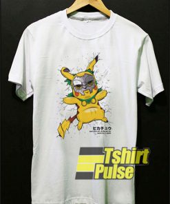 Pokemon Pikachu Mask Skull t-shirt for men and women tshirt