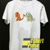 Power Dino Cartoon t-shirt for men and women tshirt