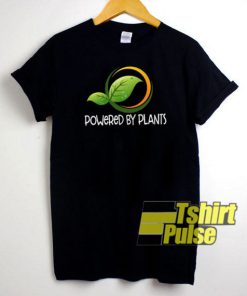 Powered By Plants t-shirt for men and women tshirt