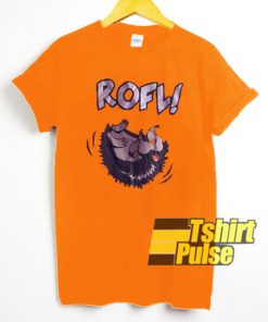 ROFL Hedgehog t-shirt for men and women tshirt