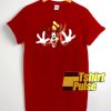 Red Goofy Graphic t-shirt for men and women tshirt