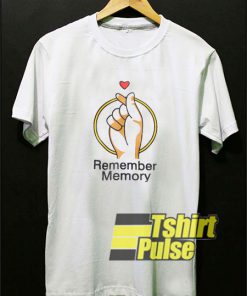 Remember Memory Love Finger t-shirt for men and women tshirt