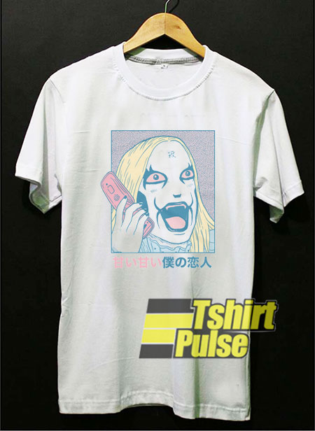 Scary Face Clown Japanese t-shirt for men and women tshirt