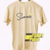 Summer Sun Letter t-shirt for men and women tshirt