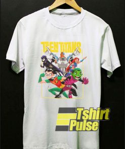 Teen Titans Animated Group t-shirt for men and women tshirt