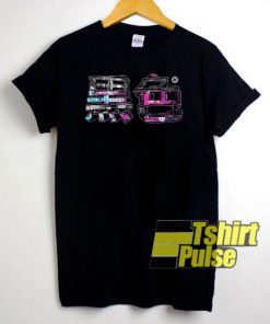 Tokyo Glitch Letter t-shirt for men and women tshirt