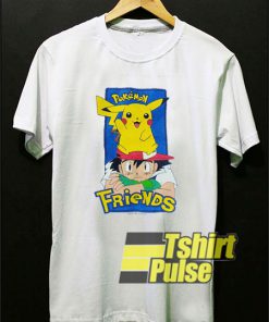 Vintage 1999 Pokemon Friends t-shirt for men and women tshir