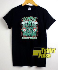 Zombie Nightmare t-shirt for men and women tshirt
