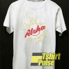 Aloha Letter Graphic t-shirt for men and women tshirt