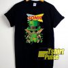 Baby Yoda Sonic Shamrock t-shirt for men and women tshirt