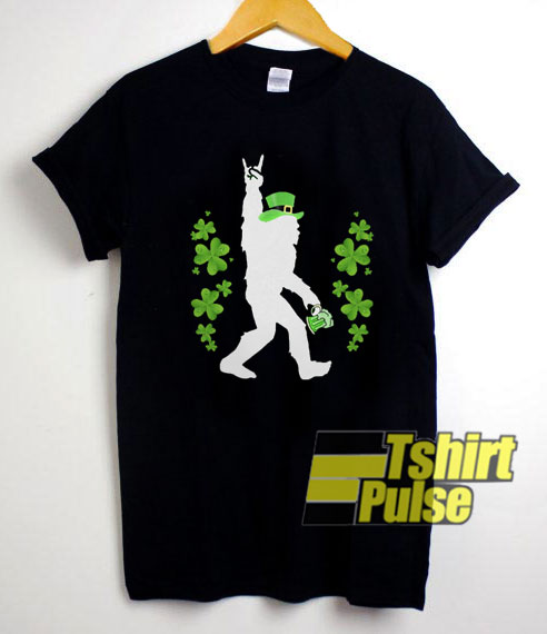 Bigfoot St Patrick's Day t-shirt for men and women tshirt