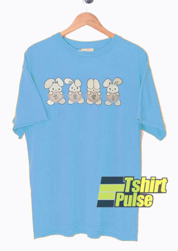 Bunny Usagi Japanese t-shirt for men and women tshirt