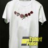 Dark n Dandy Rose Printed t-shirt for men and women tshirt