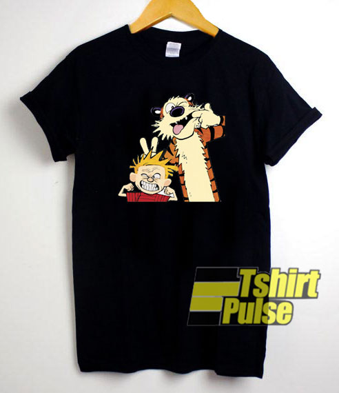 Funny Face Calvin And Hobbes t-shirt for men and women tshirt
