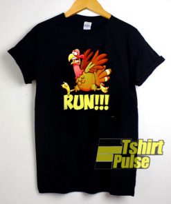 Funny Turkey Running t-shirt for men and women tshirt