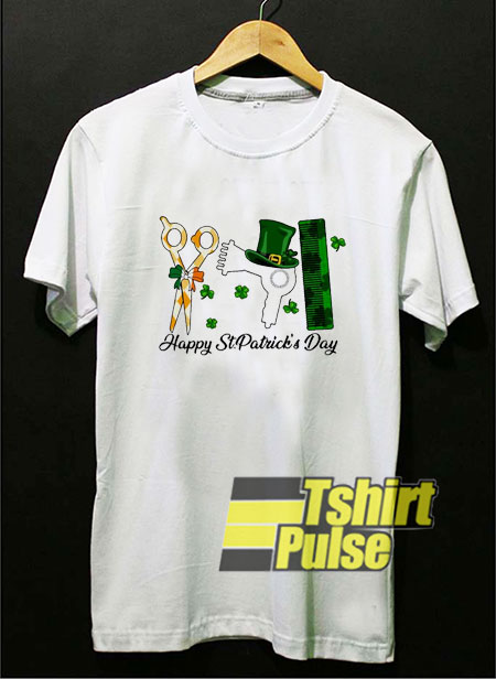 Hairstyle Happy St Patrick's Day t-shirt for men and women tshirt