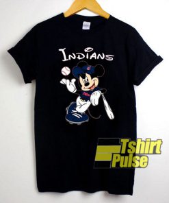 Mickey Team Cleveland Indians t-shirt for men and women tshirt