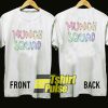 Munch Squad Letters t-shirt for men and women tshirt