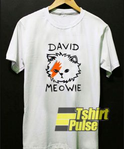 Parody David Meowie t-shirt for men and women tshirt