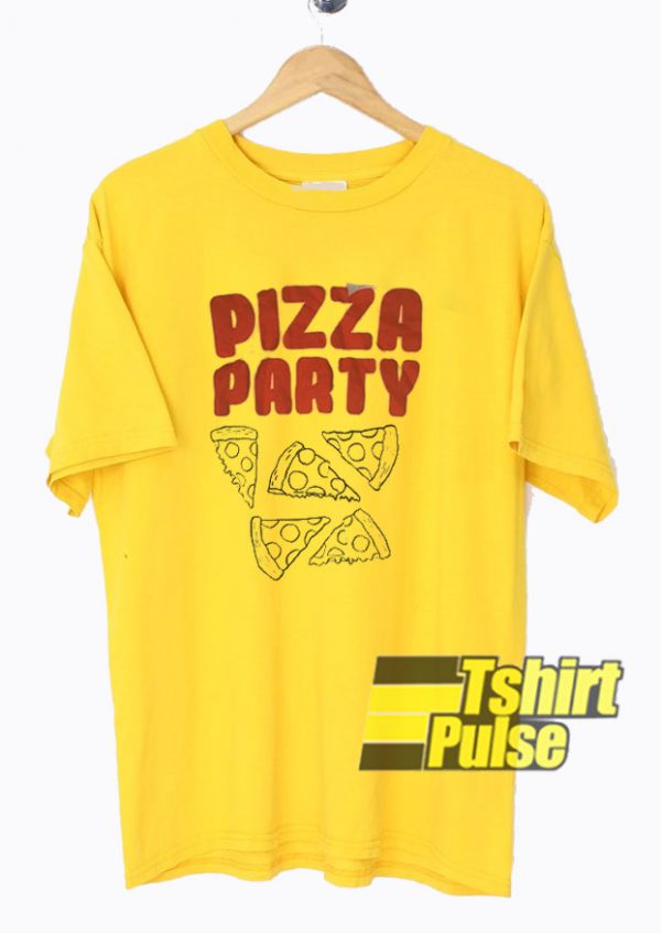 Pizza Party Graphic t-shirt for men and women tshirt