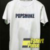Pop Smoke Letters t-shirt for men and women tshirt