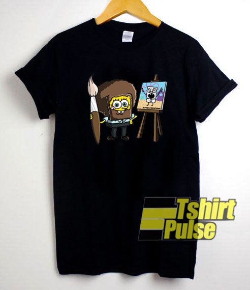 Sponge-Bob Ross t-shirt for men and women tshirt