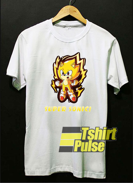 Super Sonic Cartoon t-shirt for men and women tshirt