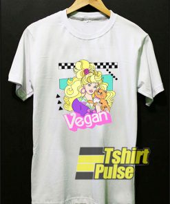 Vintage Barbie Vegan t-shirt for men and women tshirt