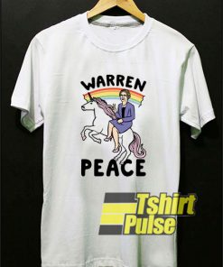 Warren Unicorn Peace t-shirt for men and women tshirt