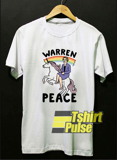 Warren Unicorn Peace t-shirt for men and women tshirt