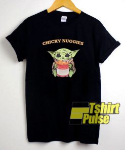 Baby Yoda Hug Chicky Nuggies t-shirt for men and women tshirt