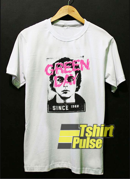 Green Day Mugshot t-shirt for men and women tshirt