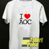 I Love AOC t-shirt for men and women tshirt