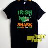 Irish Shark St Patricks Day t-shirt for men and women tshirt