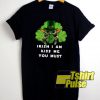 Kiss Me Baby Yoda Clover t-shirt for men and women tshirt