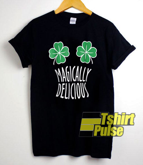 Magically Delicious Shamrock Boobs t-shirt for men and women tshirt