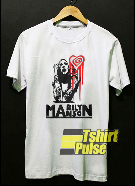 Marilyn Manson Art t-shirt for men and women tshirt